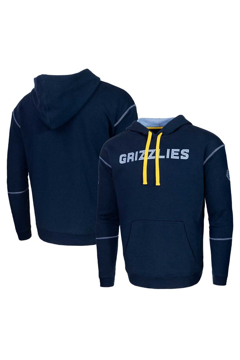 Unisex Navy Stadium Essentials Memphis Grizzlies Monument Pullover Hoodie, Alternate, color, Navy