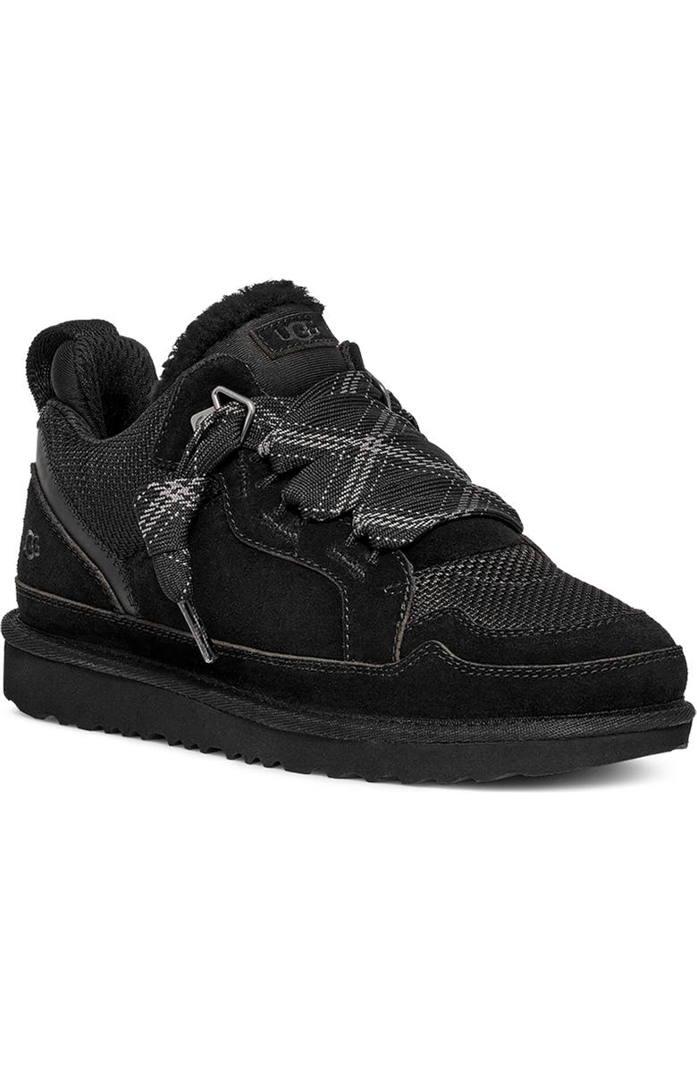 UGG<sup>®</sup> Kids' Lowmel Sneaker, Main, color, Blk