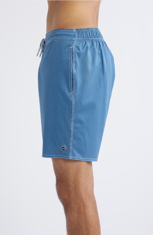 Johnnie-o Low Tide Swim Trunks In Lake