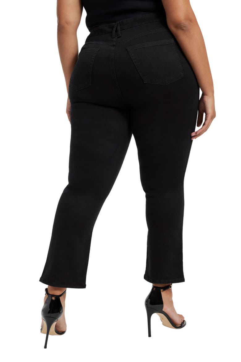 Good Curve Never Fade High Waist Straight Leg Jeans, Alternate, color, BLACK001