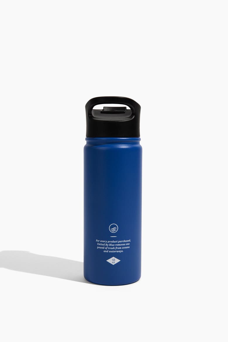 18 OZ Polar Bear Steel Bottle, Alternate, color, Navy