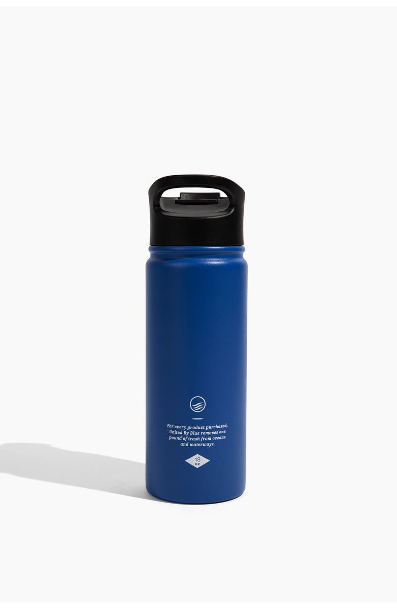 United By Blue 18 OZ Polar Bear Steel Bottle, Alternate, color, Navy
