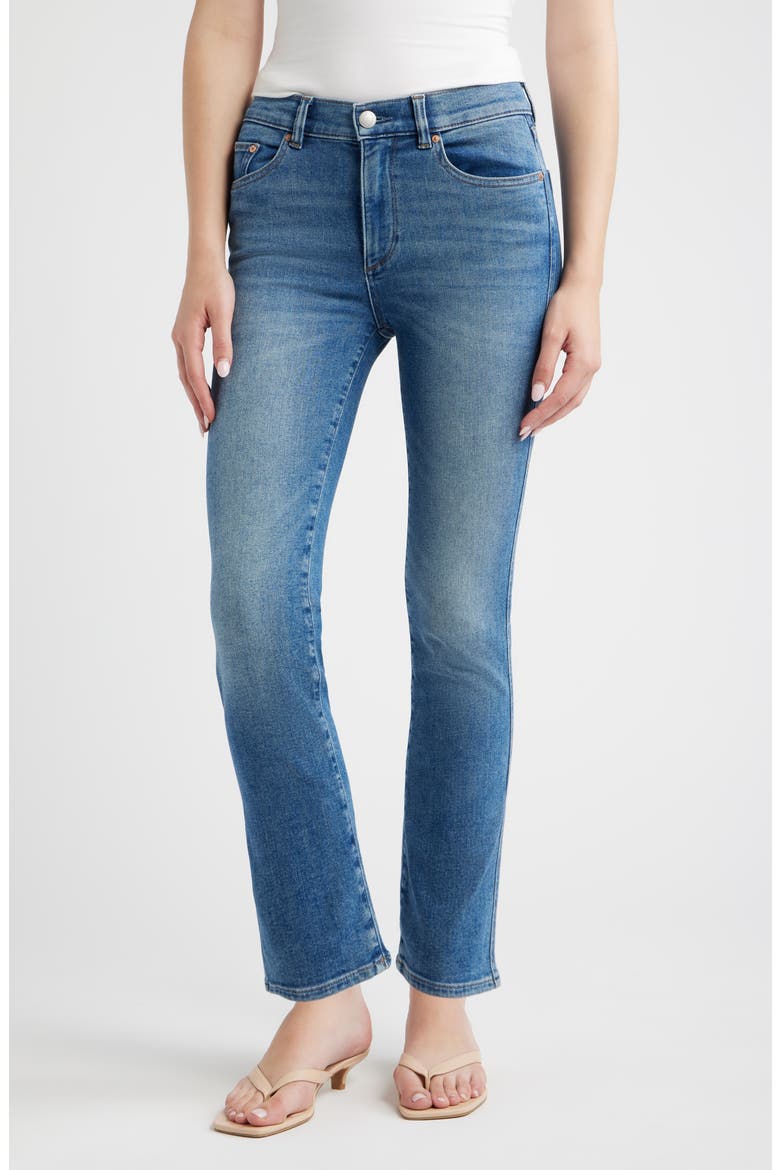 Mara Instasculpt™ Mid Rise Ankle Straight Leg Jeans, Main, color, CRISP AIR