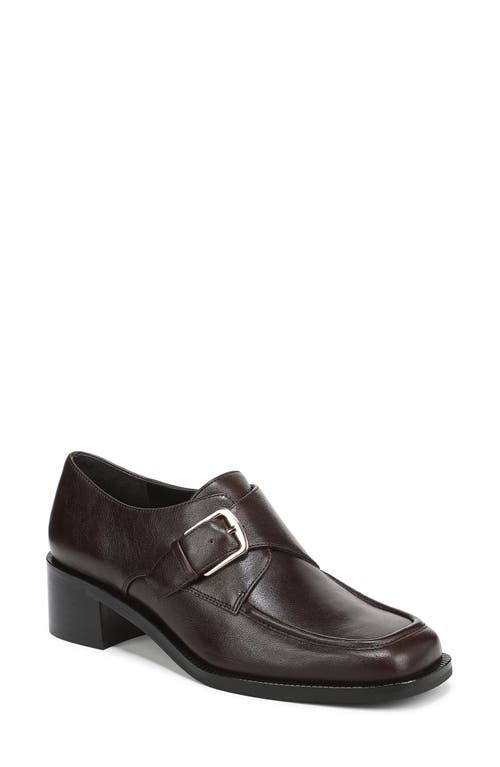 Vince Lennox Monk Strap Shoe In Brown