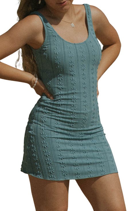Topaz Scoop Neck Swim Dress