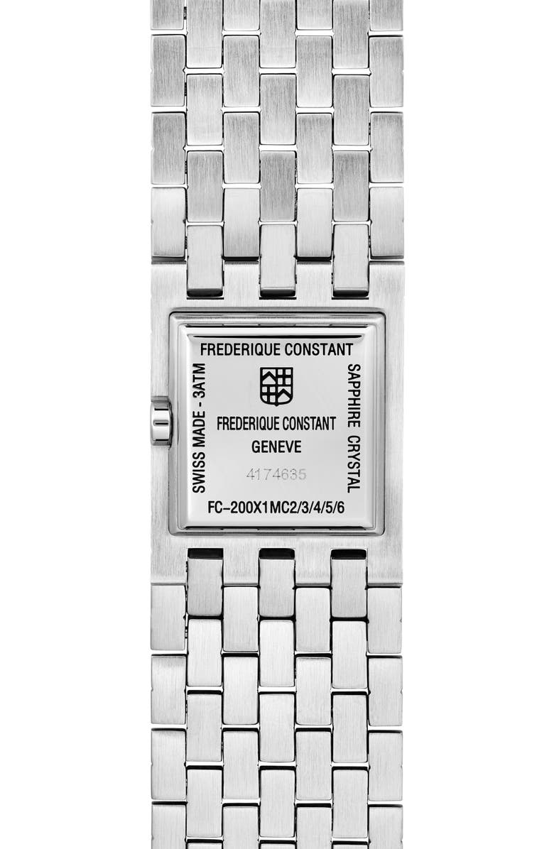 FREDERIQUE CONSTANT Classics Manchette Malachite Bracelet Watch, 20mm x 25.7mm, Alternate, color, Silver-Tone