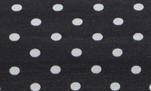 Alice And Olivia Isadola Off-the-shoulder Top In Black With White Dots