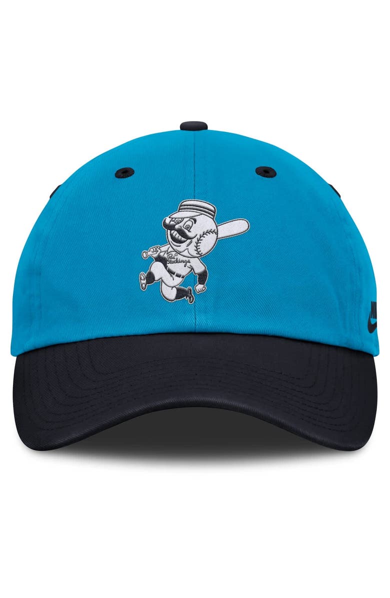 Nike Men's Nike Blue/Navy Cincinnati Reds Neon 90s Club Adjustable Hat, Alternate, color, Blue