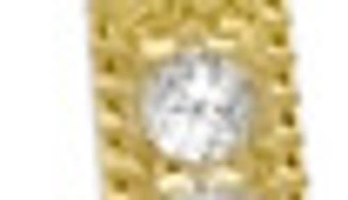 Savvy Cie Jewels 18k Gold Vermeil Linear Cz Drop Earrings In Gold