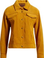 Frye Cow Split Leather Jacket