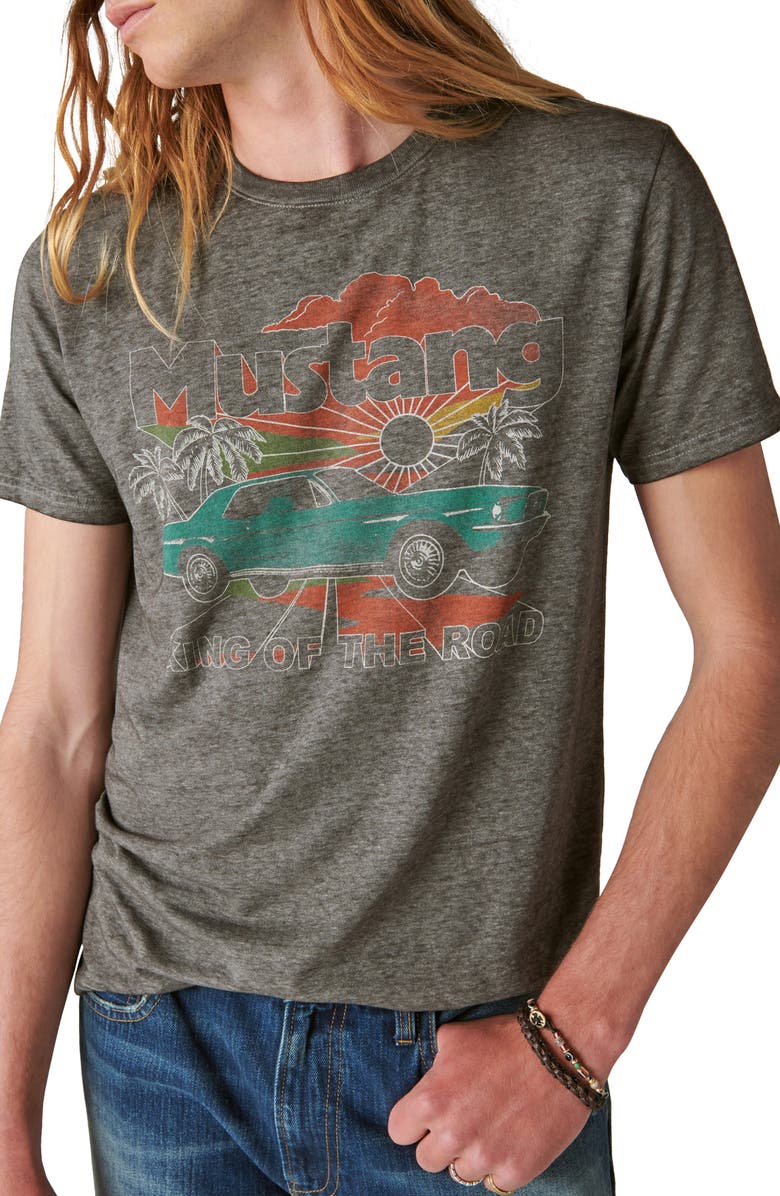 Lucky Brand Mustang King Graphic T-Shirt, Main, color,