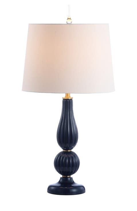 Maddie 28" Glass/Metal LED Table Lamp