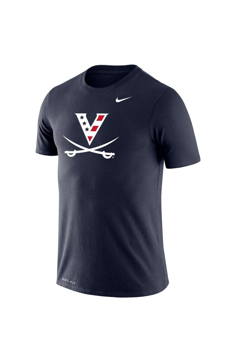 Nike Men's Nike Navy Virginia Cavaliers Red, White & Hoo Performance Legend T-Shirt, Alternate, color, 