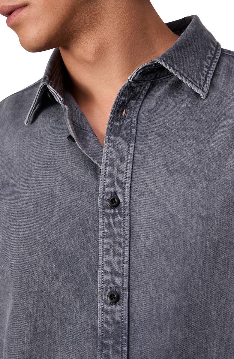 rag & bone Matthew Denim Button-Up Shirt, Alternate, color, 