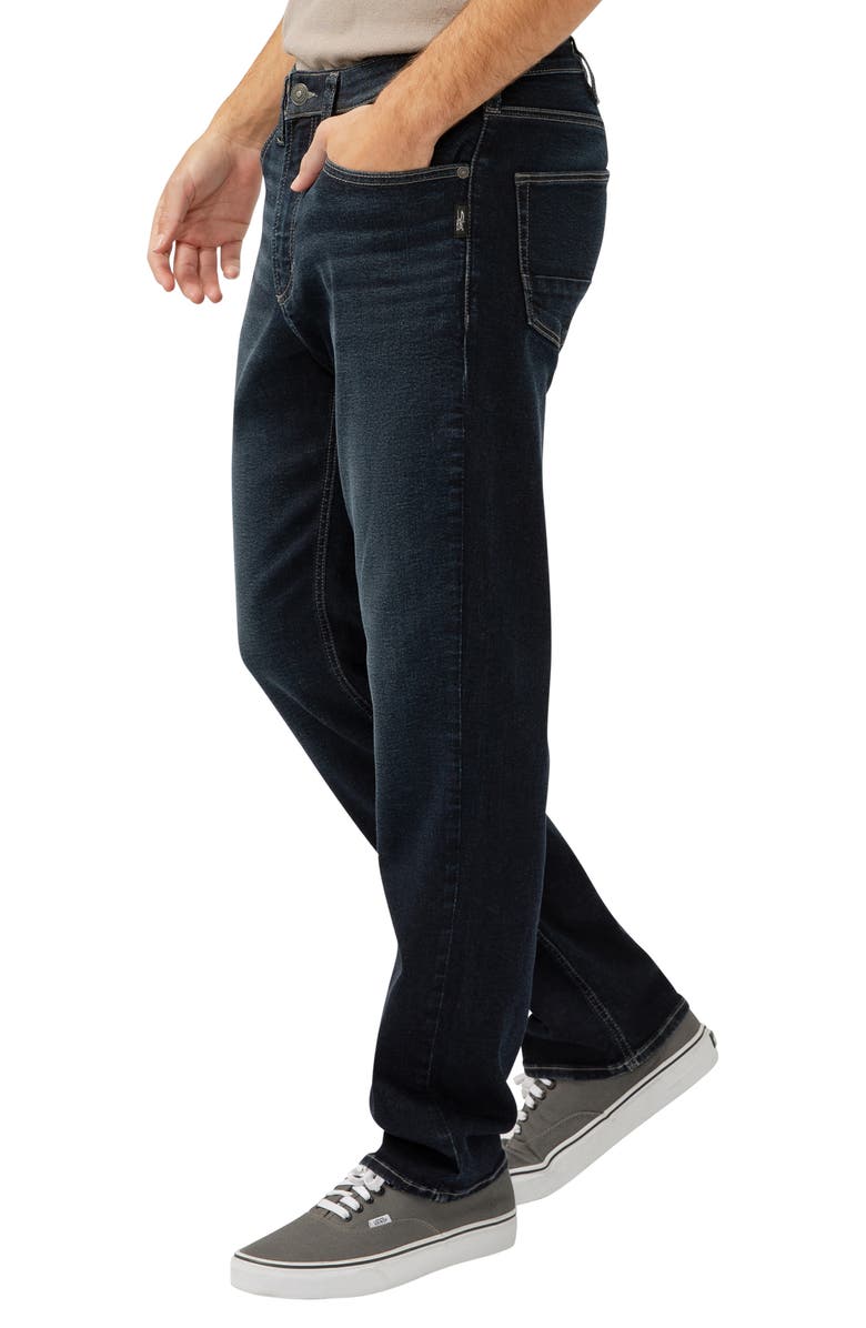 Silver Jeans Co. Machray Athletic Fit Straight Leg Jeans, Alternate, color, Indigo