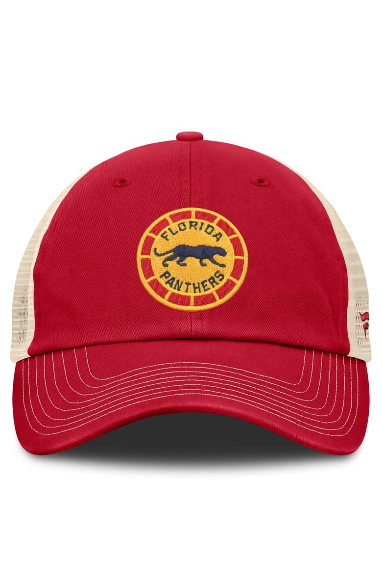 FANATICS Men's Fanatics Red/Cream Florida Panthers 2026 NHL Winter Classic Trucker Adjustable Hat, Alternate, color, Red
