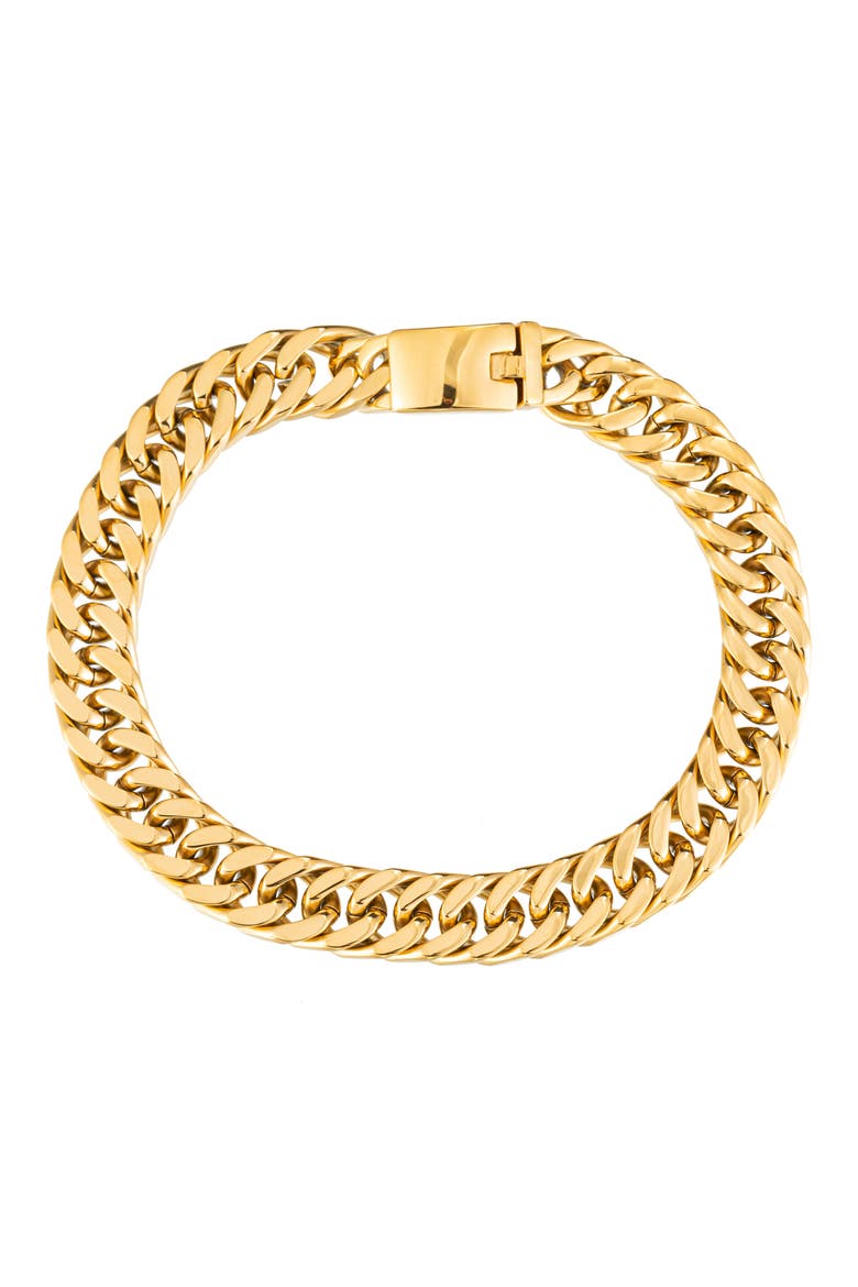 Nina Cuban Link Necklace, Main, color, GOLD