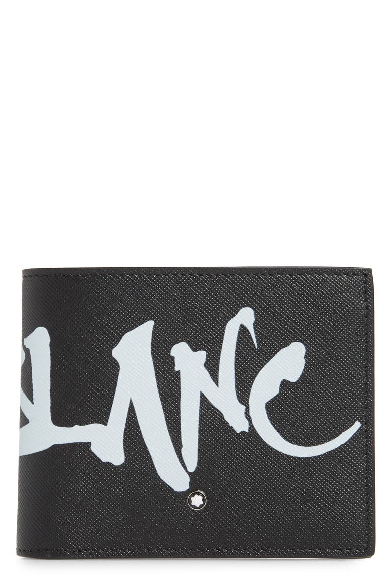 Sartorial Leather Wallet, Main, color, BLACK