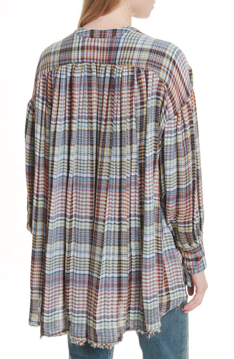 Free People Come on Over Plaid Top, Alternate, color,