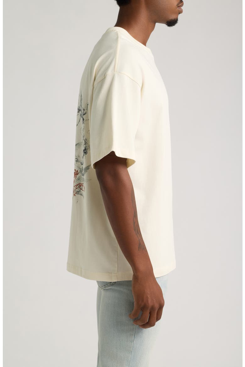 Guardian Angels Cotton Graphic T-Shirt, Alternate, color, CREAM