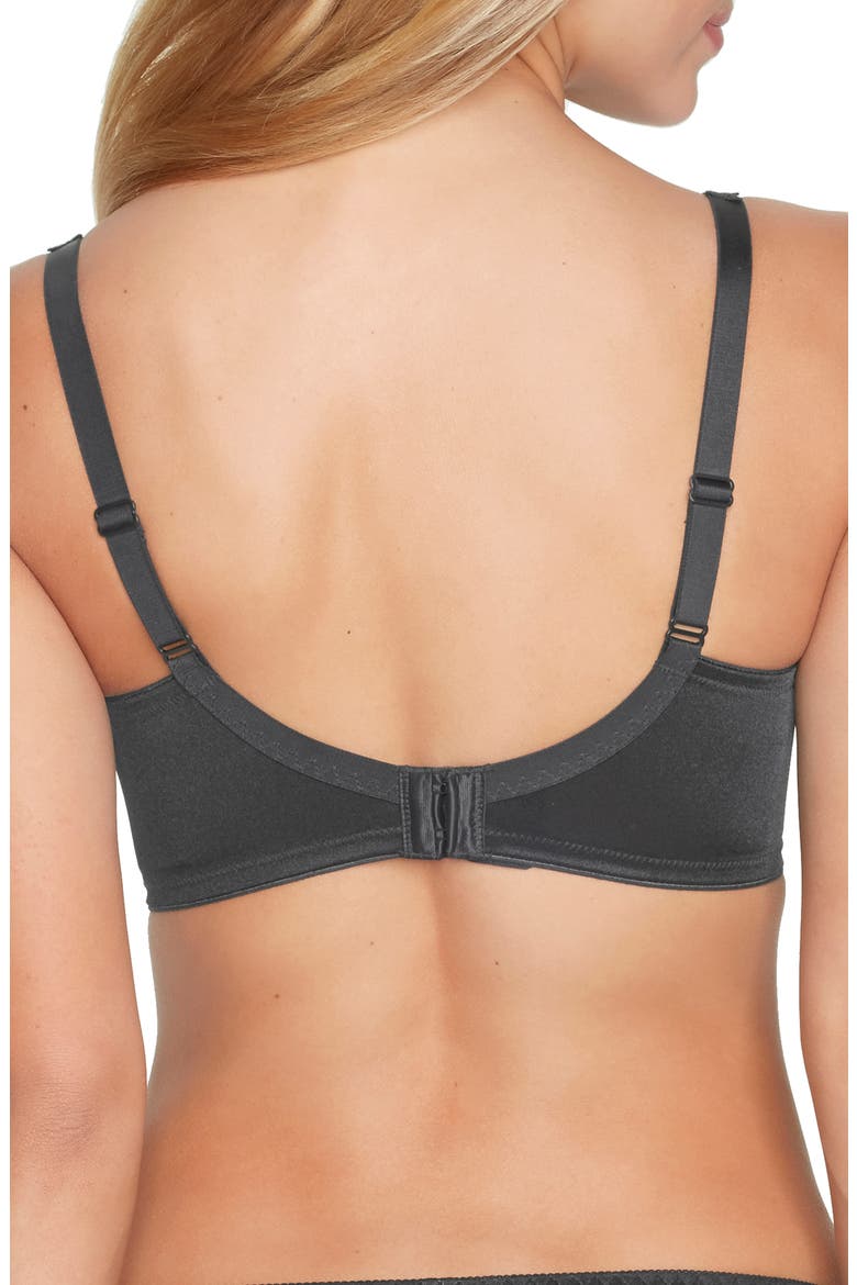 Jillian Wire-Free Seamless Minimizer Bra, Alternate, color, GREY SMOKE