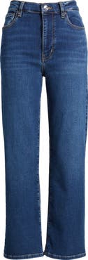 FRAME Le Sleek High Waist Ankle Straight Leg Jeans