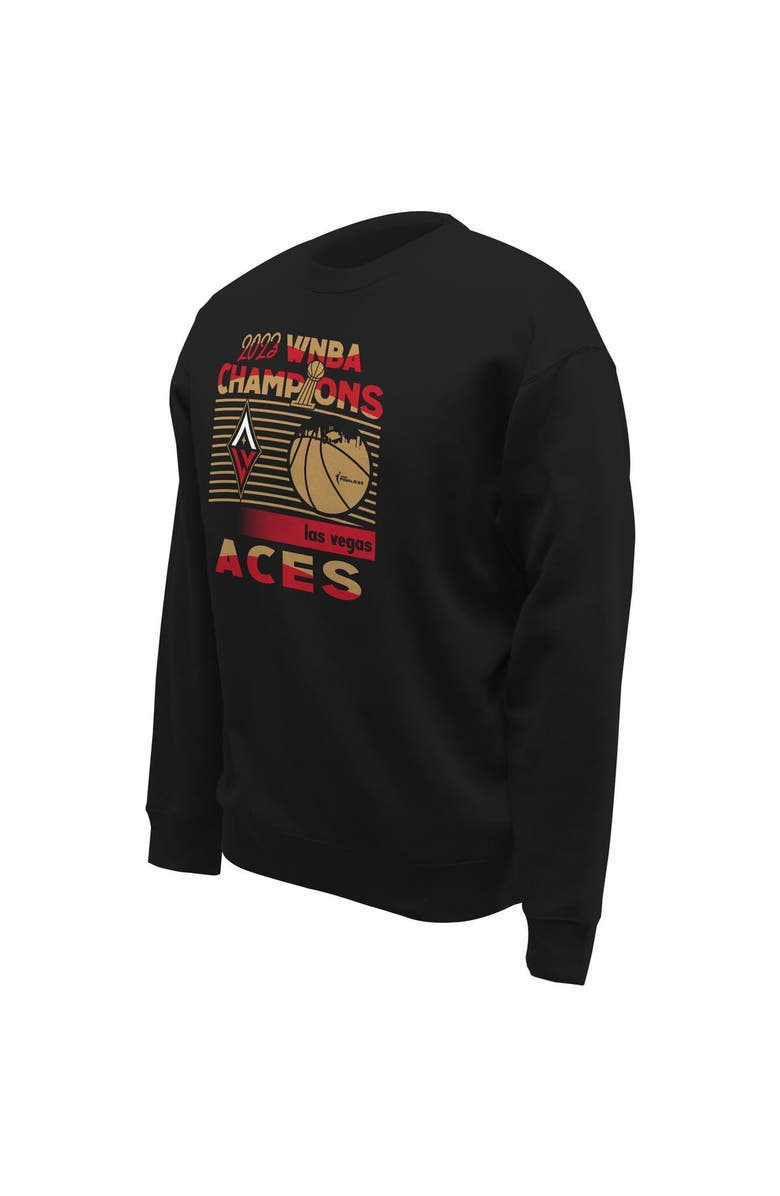 Stadium Essentials Unisex Stadium Essentials Black Las Vegas Aces 2023 WNBA Finals Champions Baller Crewneck Pullover Sweatshirt, Alternate, color, 