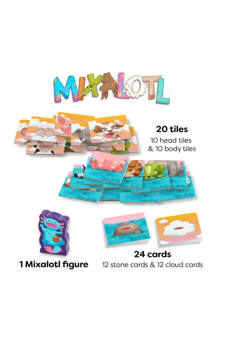 HABA Mixalotl Fast-Paced Animal Matching Game, Alternate, color, Multi