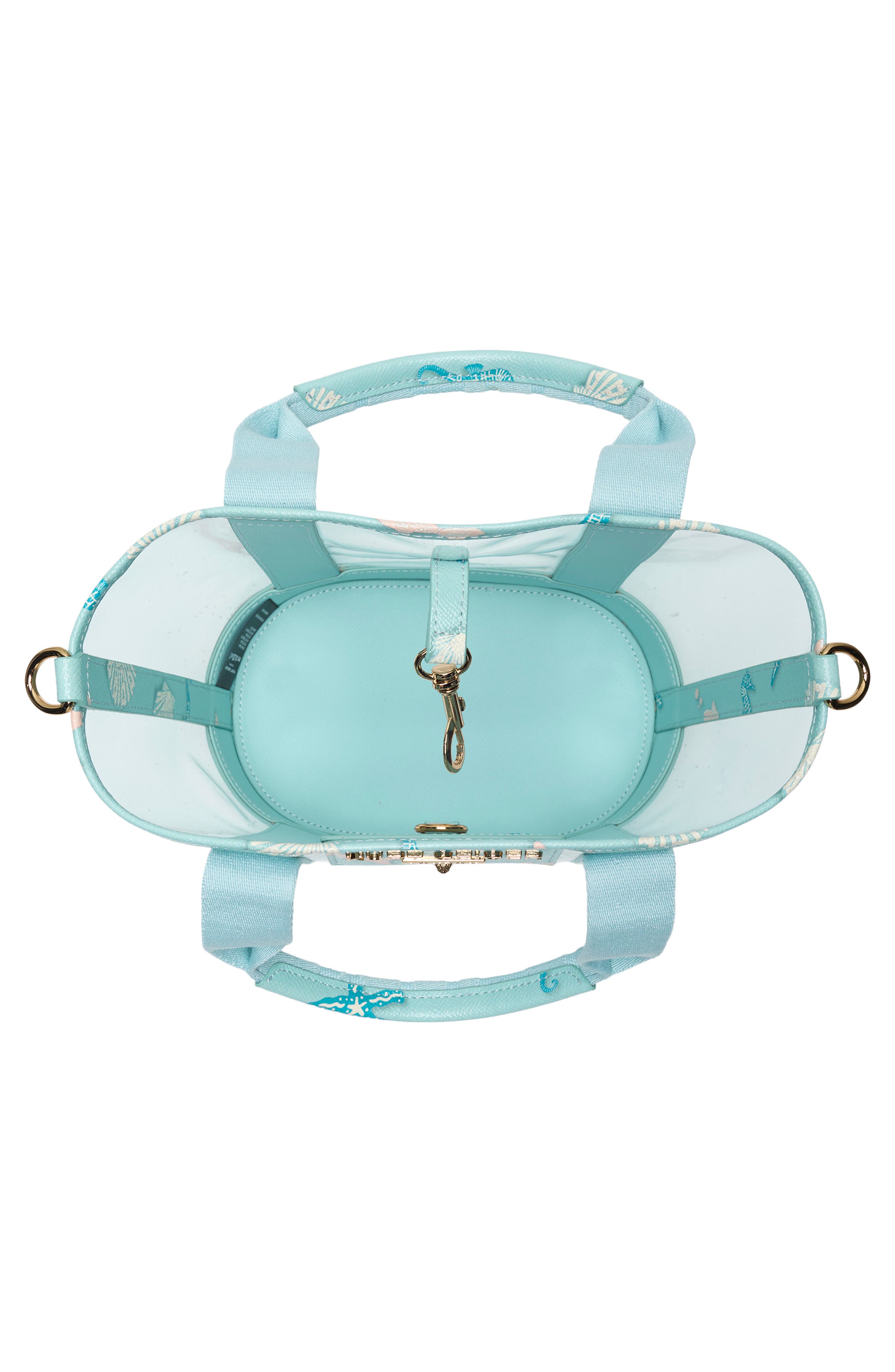 Kurt Geiger London Small Hampstead Vinyl Tote, Alternate, color, Blue Other