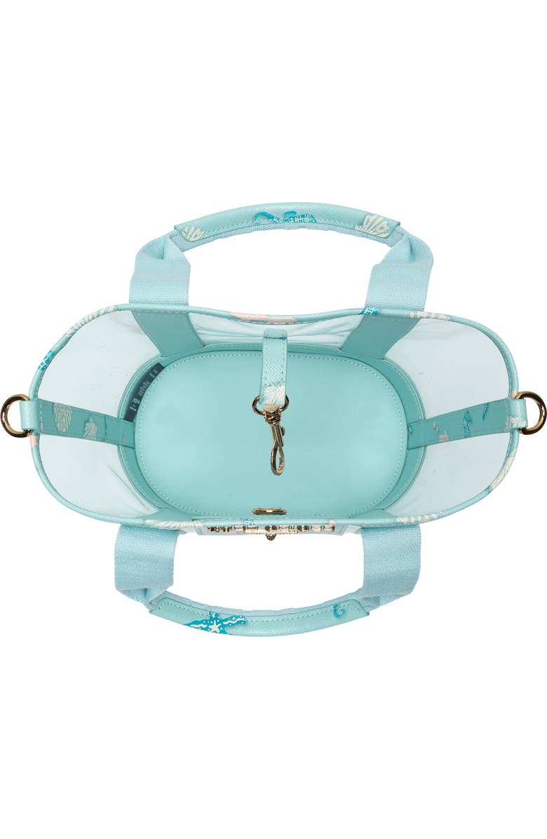 Kurt Geiger London Small Hampstead Vinyl Tote, Alternate, color, Blue Other