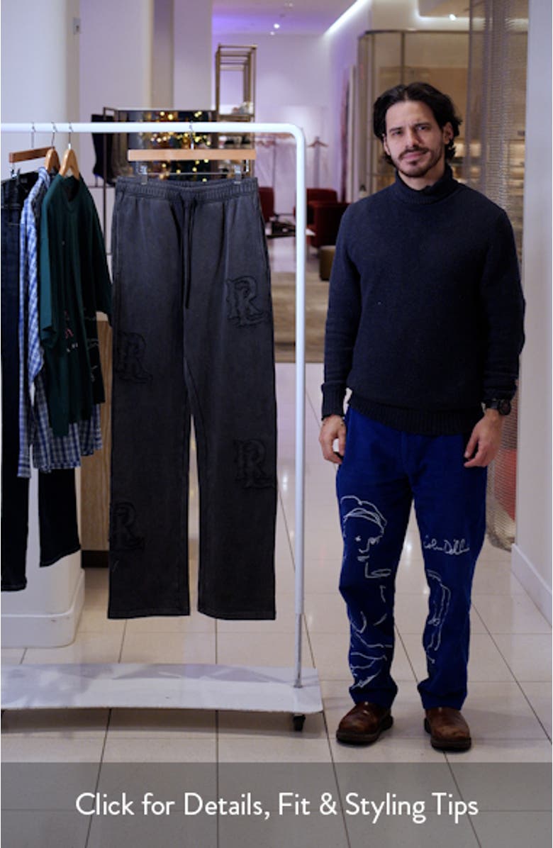 Logo Appliqué Sweatpants, sales video thumbnail