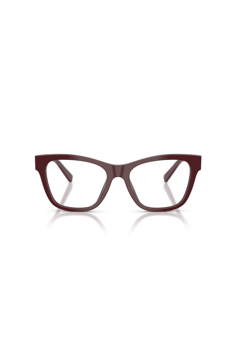 55mm Square optical glasses, Alternate, color, Red