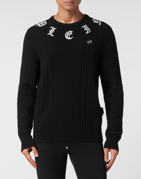 Pullover Round Neck Monogram Men