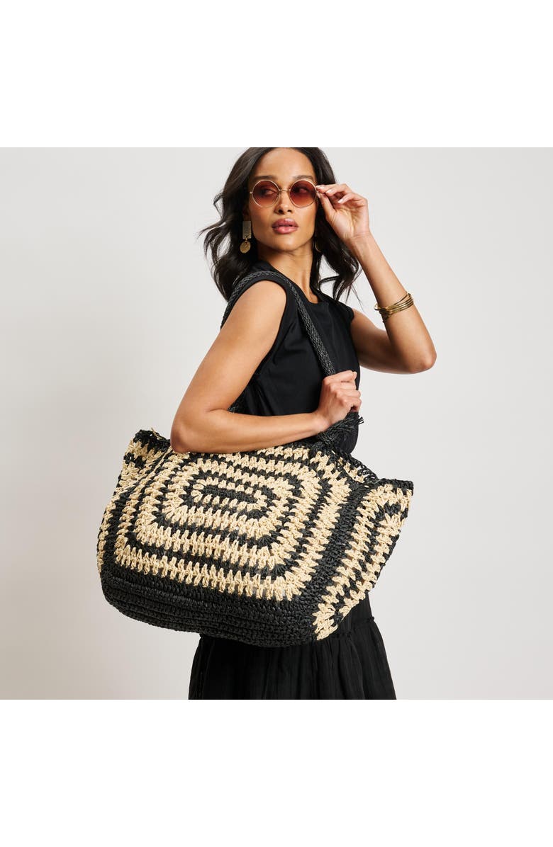 MODA LUXE Isla Tote, Alternate, color, Black Natural