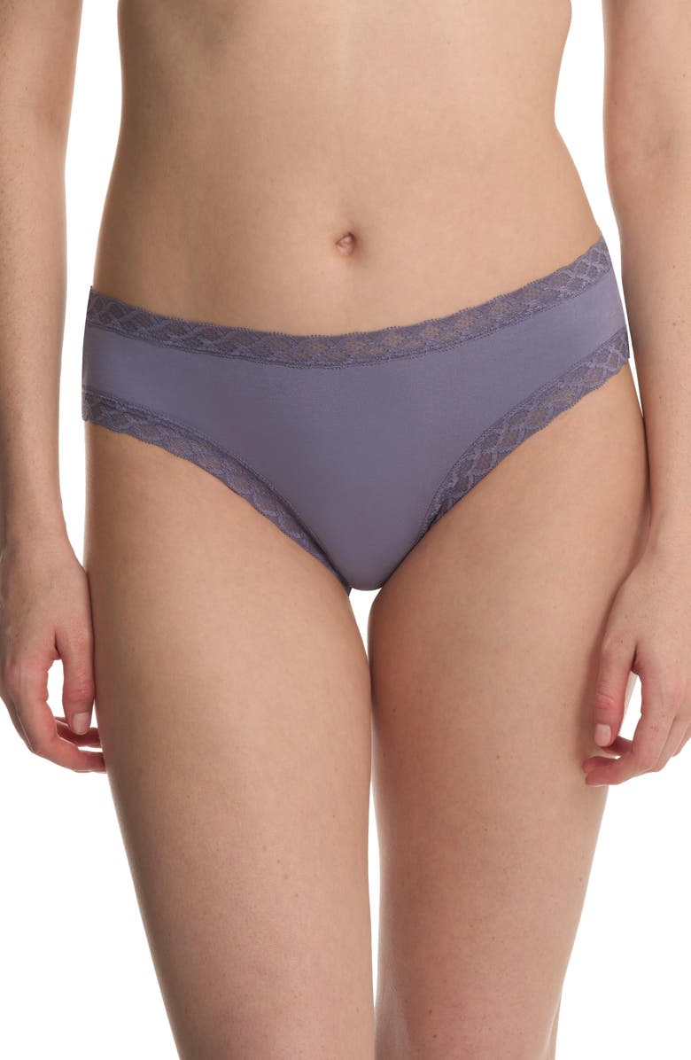 Natori Bliss Cotton Girl Brief 3-Pack, Alternate, color, Prple Prl/Neon Coral/Twlght Hz