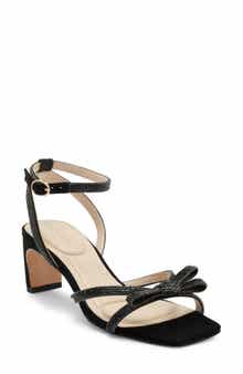 Pelle Moda Teale Crystal Bow Sandal
