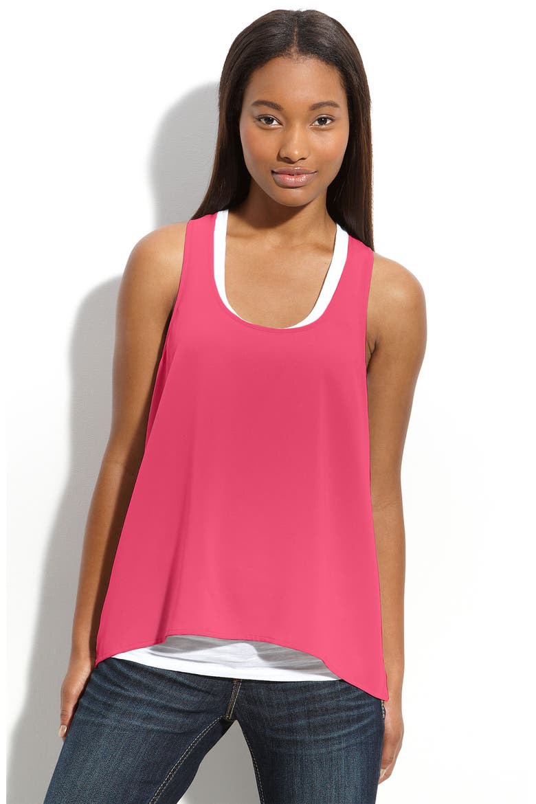 Frenchi® Sleeveless Top, Main, color, PINK- HONEY