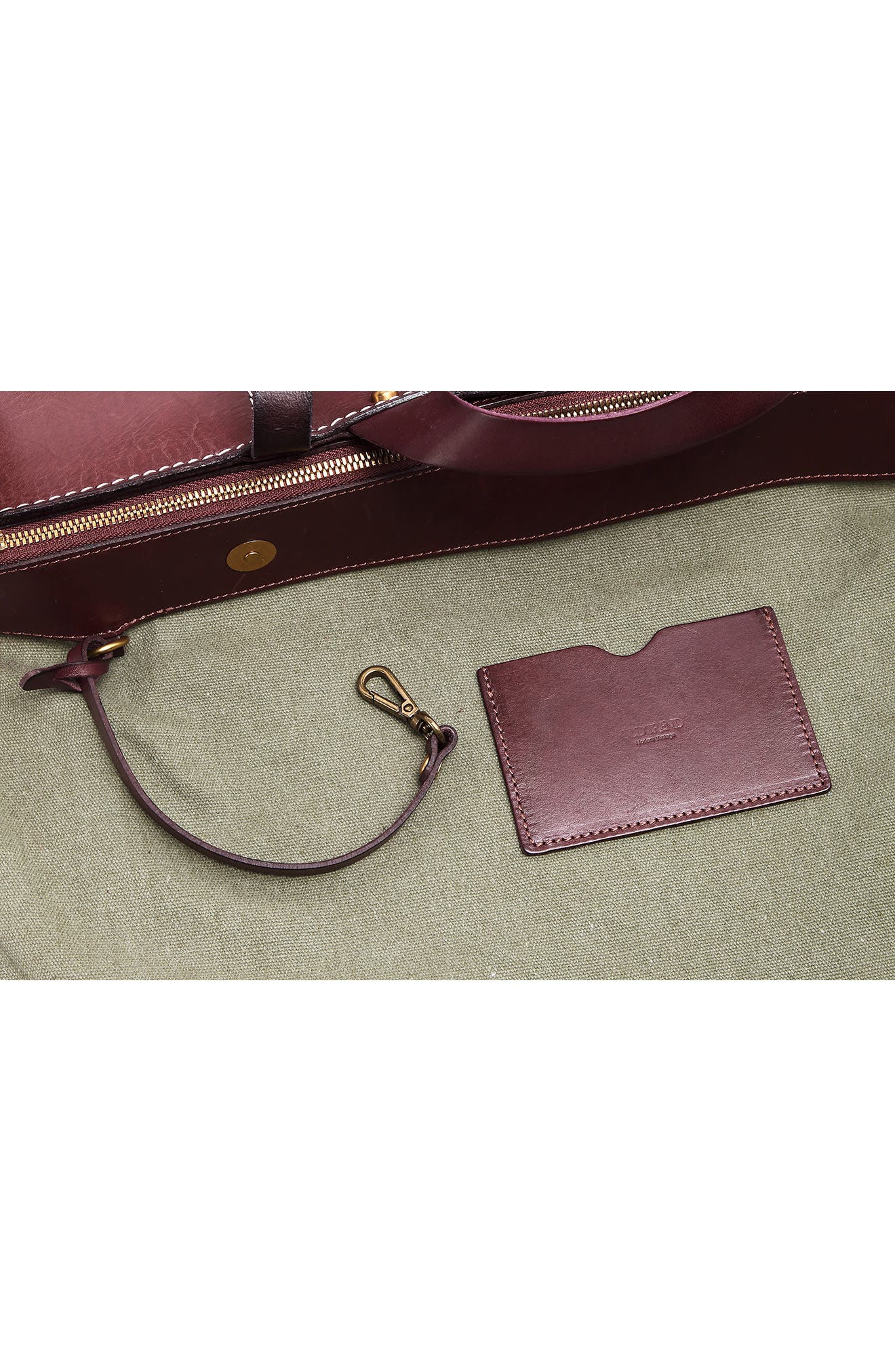 Sandstorm Leather Tote Bag, Alternate, color, BROWN