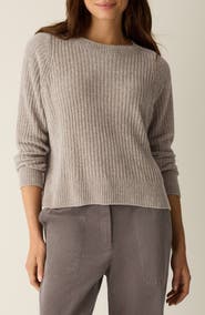 Eileen Fisher Chenille Rib Sweater