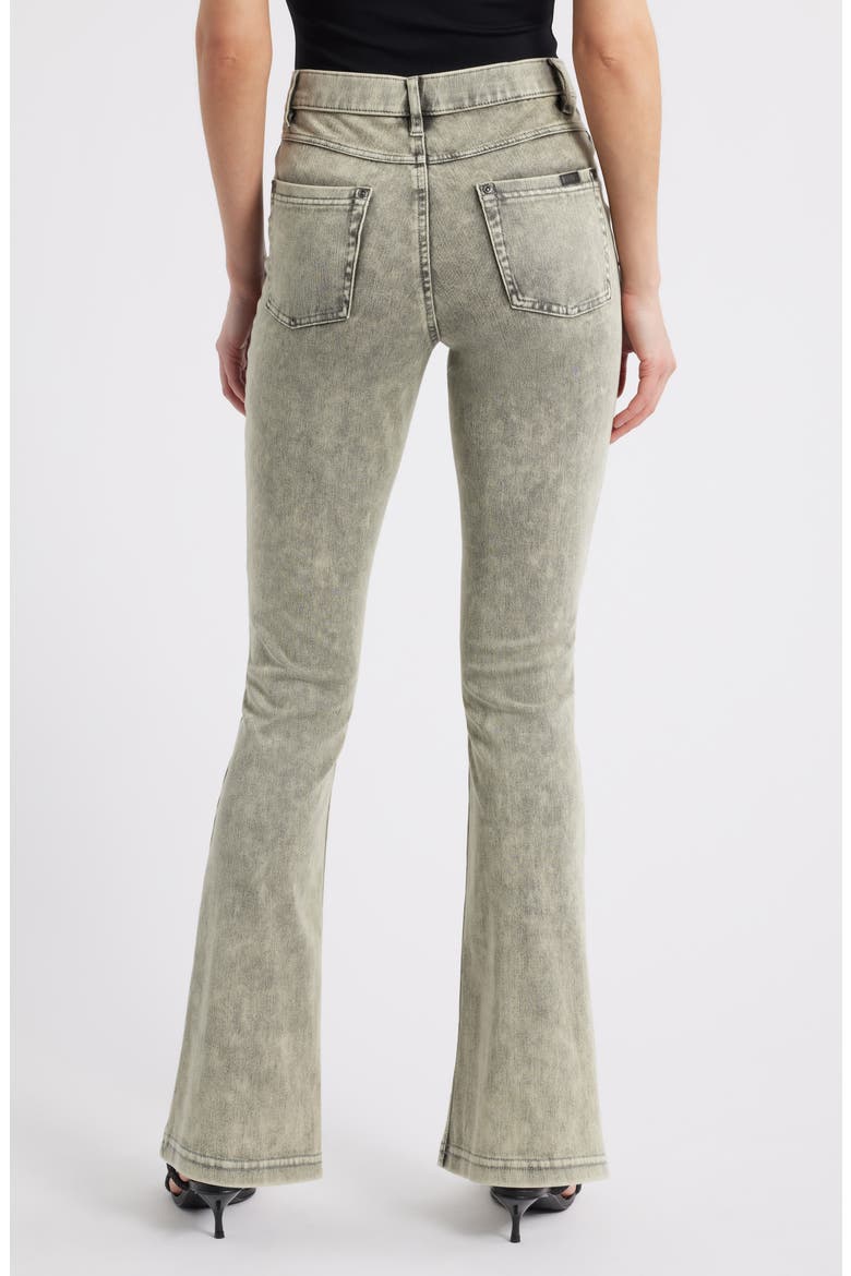 Baby Bootcut Denim Leggings, Alternate, color, ICEBERG GREEN ACID WASH