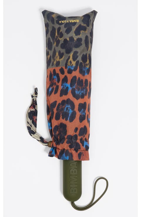 Leopard Patchwork Umbrella