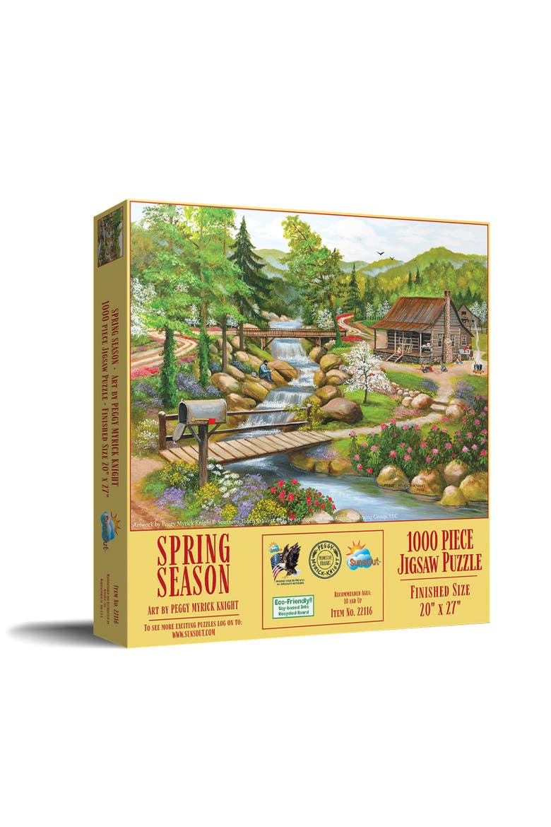 Spring Season 1000 piece Jigsaw Puzzle for Adults, Main, color, Multicolor