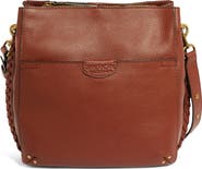 AMERICAN LEATHER CO. Luca Triple Pocket Leather Crossbody Bag