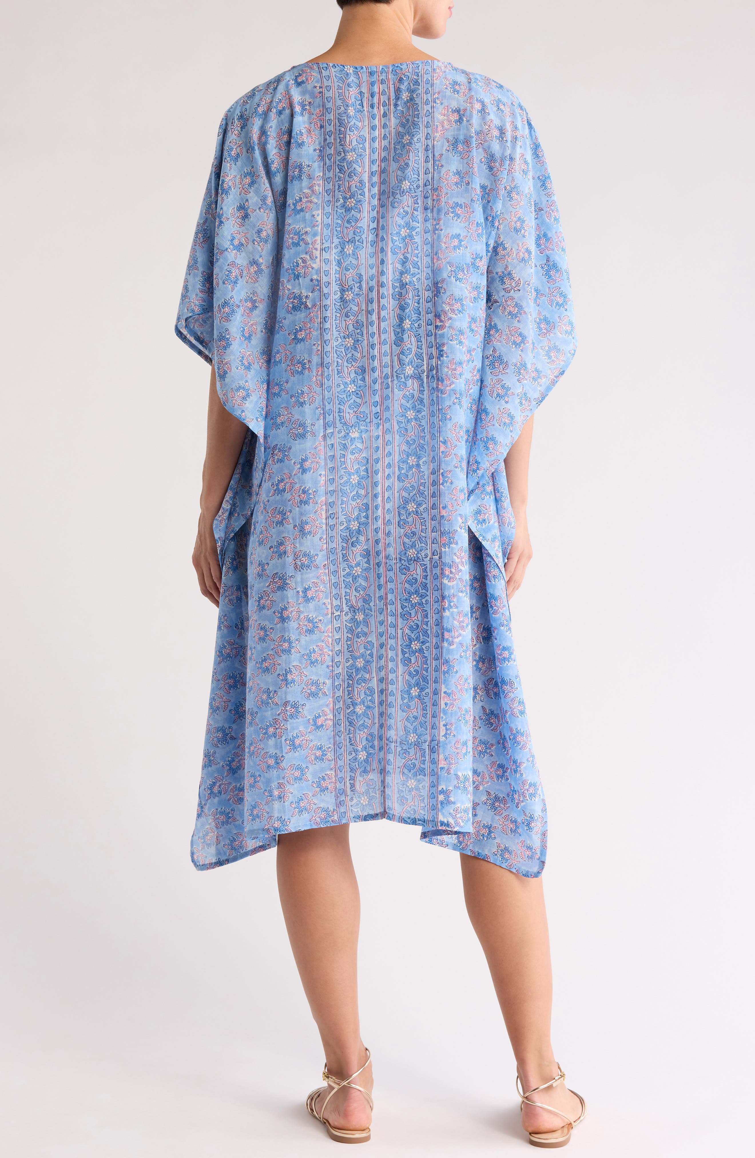 Cotton & Silk Voile Caftan - image 2