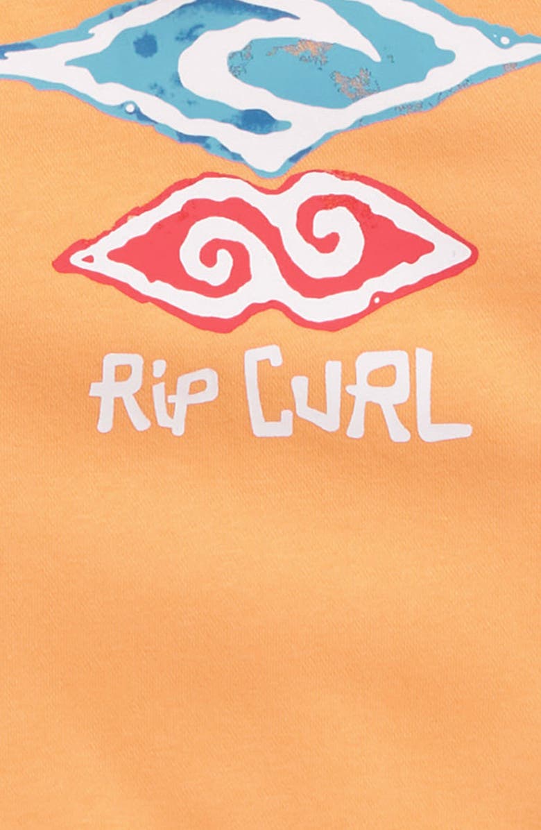 Rip Curl Kids' Icons of Shred Organic Cotton Hoodie, Alternate, color, 