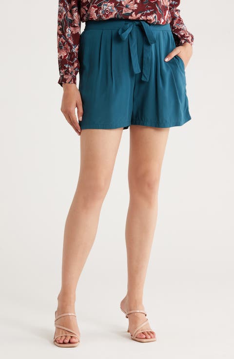 Tie Front Shorts