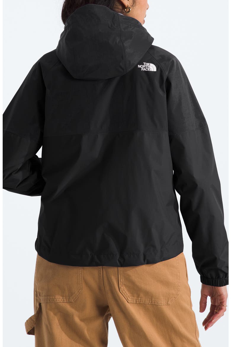 Antora Waterproof Rain Hoodie, Alternate, color, TNF BLACK-NPF