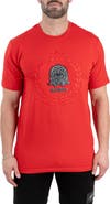 Maceoo Lion Crown Cotton Graphic T-Shirt