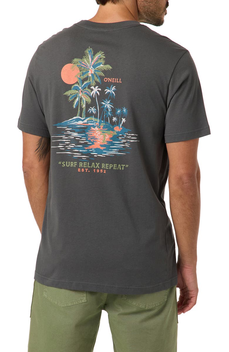 O'Neill Relax Classic Cotton Graphic T-Shirt, Alternate, color, Dark Shadow