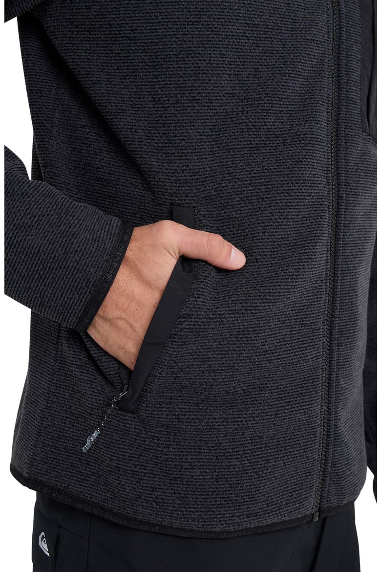 Aker Front Zip Jacket, Alternate, color, BLACK